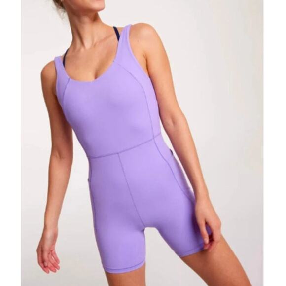 NWT Calia Women's Light Purple Inspire Short Bodysuit Size M - Picture 1 of 7